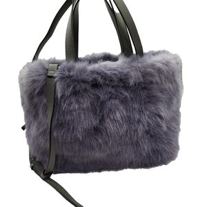 French Connection Women's Faux Fur Shoulder Bag